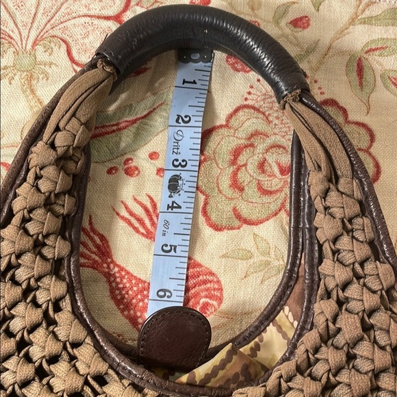 Banana Republic Brown Shoulder Bag with Quilted Pattern - Picture 13 of 16